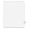 Preprinted Legal Exhibit Side Tab Index Dividers, Avery Style, 26-Tab, V, 11 X 8.5, White, 25/pack, (1422)
