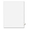 Preprinted Legal Exhibit Side Tab Index Dividers, Avery Style, 26-Tab, X, 11 X 8.5, White, 25/pack, (1424)