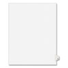 Preprinted Legal Exhibit Side Tab Index Dividers, Avery Style, 26-Tab, Y, 11 X 8.5, White, 25/pack, (1425)