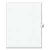Preprinted Legal Exhibit Side Tab Index Dividers, Avery Style, 10-Tab, 13, 11 X 8.5, White, 25/pack