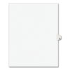 Preprinted Legal Exhibit Side Tab Index Dividers, Avery Style, 10-Tab, 14, 11 X 8.5, White, 25/pack