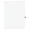 Preprinted Legal Exhibit Side Tab Index Dividers, Avery Style, 10-Tab, 15, 11 X 8.5, White, 25/pack