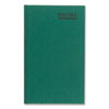 Emerald Series Account Book, Green Cover, 12.25 X 7.25 Sheets, 150 Sheets/book