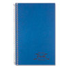 <strong>National®</strong><br />Three-Subject Wirebound Notebooks, Unpunched, Medium/College Rule, Blue Cover, (150) 9.5 x 6 Sheets