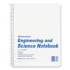 Engineering and Science Notebook, Quadrille Rule, White Cover, 11 x 8.5, 60 Sheets