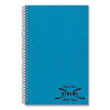 Single-Subject Wirebound Notebooks, 1 Subject, Medium/College Rule, Kolor Kraft Blue Front Cover, 9.5 x 6, 80 Sheets