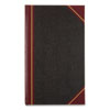 Texthide Record Book, 1 Subject, Medium/college Rule, Black/burgundy Cover, 14 X 8.5, 500 Sheets
