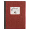 Computation Notebook, Quadrille Rule (4 sq/in), Brown Cover, (75) 11.75 x 9.25 Sheets