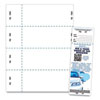 Jumbo Micro-Perforated Event/Raffle Ticket, 90 lb Index Weight, 8.5 x 11, White, 4 Tickets/Sheet, 250 Sheets/Pack
