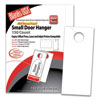 Small Micro-Perforated Door Hangers, 67 lb Bristol Weight, 8.5 x 11, White, 3 Hangers/Sheet, 50 Sheets/Pack