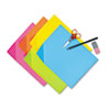 Colorwave Super Bright Tagboard, 9 x 12, Blue, Orange, Yellow, 100 Sheets/Pack