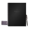 Fusion Smart Notebook, Seven Assorted Page Formats, Black Cover, (21) 11 x 8.5 Sheets
