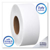 Essential Jrt Jumbo Roll Bathroom Tissue, Septic Safe, 2-Ply, White, 1000 Ft, 4 Rolls/carton