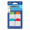 Ultra Tabs Repositionable Tabs, Mini Tabs: 1" x 1.5", 1/5-Cut, Assorted Colors, 80/Pack