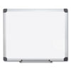 Porcelain Value Dry Erase Board, 48 x 96, White Surface, Silver Aluminum Frame