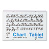 Chart Tablets, Presentation Format (1" Rule), 24 x 16, White, 30 Sheets