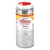 Spectra Glitter, 0.04 Hexagon Crystals, Silver, 16 oz Shaker-Top Jar