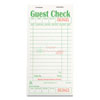Guest Check Book, 3.5 x 6.7, 1/Page  50 Forms/Book, 50 Books/Carton