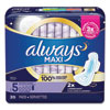 <strong>Always®</strong><br />Maxi Pads, Extra Heavy Overnight, 20/Pack, 6 Packs/Carton