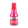 Self-Inking Refill Ink, 0.9 oz. Bottle, Red