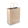 <strong>COSCO</strong><br />Premium Shopping Bag, 10" x 4.5" x 13", Brown Kraft, 50/Box