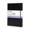 Art Collection Watercolor Album, Black Cover, 5 x 8.25, 111 lb Text Paper Stock, 48 Sheets