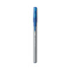 Round Stic Grip Xtra Comfort Ballpoint Pen, Easy-Glide, Stick, Medium 1.2 Mm, Blue Ink, Gray/blue Barrel, Dozen