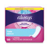 <strong>Always®</strong><br />Thin Daily Panty Liners, Regular, 120/Pack, 6 Packs/Carton