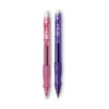Gel-Ocity Gel Pen, Retractable, Medium 0.7 Mm, Assorted Ink And Barrel Colors, 2/pack
