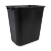 <strong>Boardwalk®</strong><br />Soft-Sided Wastebasket, 28 qt, Plastic, Black