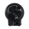 <strong>Alera®</strong><br />Heater Fan, 1,500 W, 8.25 x 4.37 x 9.5, Black