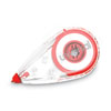 <strong>Universal®</strong><br />Correction Tape, Mini Economy, Non-Refillable, Clear/Red Applicator, 0.25" x 275", 10/Pack