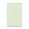 <strong>Universal®</strong><br />Steno Pads, Gregg Rule, Red Cover, 80 Green-Tint 6 x 9 Sheets