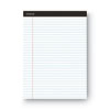 <strong>Universal®</strong><br />Premium Ruled Writing Pads with Heavy-Duty Back, Wide/Legal Rule, Black Headband, 50 White 8.5 x 11 Sheets, 12/Pack