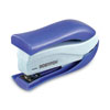 Spring-Powered Handheld Compact Stapler, 15-Sheet Capacity, Blue