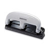 <strong>Bostitch®</strong><br />20-Sheet EZ Squeeze Three-Hole Punch, 9/32" Holes, Black/Silver