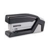 EcoStapler Spring-Powered Compact Stapler with Antimicrobial Protection, 20-Sheet Capacity, Gray/Black