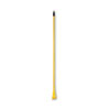 Plastic Jaws Mop Handle For 5 Wide Mop Heads, 60" Aluminum Handle, Yellow