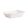 <strong>Boardwalk®</strong><br />Paper Food Baskets, 0.5 lb Capacity, Red/White, 1,000/Carton