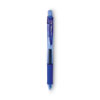 <strong>Pentel®</strong><br />EnerGel-X Gel Pen, Retractable, Fine 0.5 mm Needle Tip, Blue Ink, Translucent Blue/Blue Barrel, Dozen