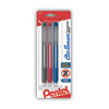 <strong>Pentel®</strong><br />Clic Eraser Grip Eraser, For Pencil Marks, White Eraser, Randomly Assorted Barrel Color, 3/Pack