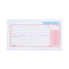<strong>Universal®</strong><br />Wirebound Message Books, Two-Part Carbonless, 5 x 2.75, 4 Forms/Sheet, 400 Forms Total