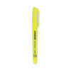 <strong>Universal™</strong><br />Pocket Highlighters, Fluorescent Yellow Ink, Chisel Tip, Yellow Barrel, Dozen