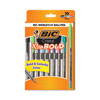 Cristal Xtra Bold Ballpoint Pen, Stick, Bold 1.6 mm, Assorted Ink and Barrel Colors, 24/Pack