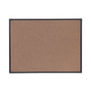 <strong>Universal®</strong><br />Tech Cork Board, 48 x 36, Brown Surface, Black Aluminum Frame
