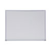 <strong>Universal®</strong><br />Melamine Dry Erase Board with Aluminum Frame, 24 x 18, White Surface, Anodized Aluminum Frame