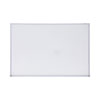 <strong>Universal®</strong><br />Melamine Dry Erase Board with Aluminum Frame, 36 x 24, White Surface, Anodized Aluminum Frame