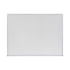<strong>Universal®</strong><br />Melamine Dry Erase Board with Aluminum Frame, 48 x 36, White Surface, Anodized Aluminum Frame