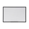 <strong>Universal®</strong><br />Design Series Deluxe Dry Erase Board, 36 x 24, White Surface, Black Anodized Aluminum Frame