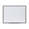 Design Series Deluxe Dry Erase Board, 48" x 36", White Surface, Black Anodized Aluminum Frame